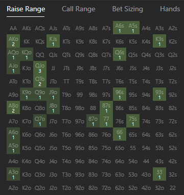 SB Steal 1 Matrix
