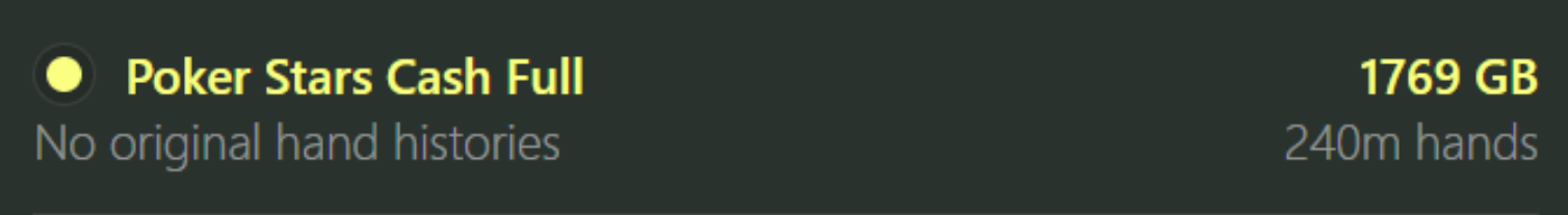 Database Size